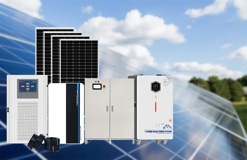 solar system battery and inverters